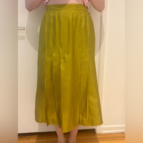 Gaston Jaunet Vintage silk skirt - Picture 1 of 6